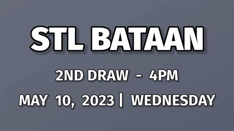 stl bataan result today 2023|STL RESULT TODAY, Friday, November 17, 2023 .